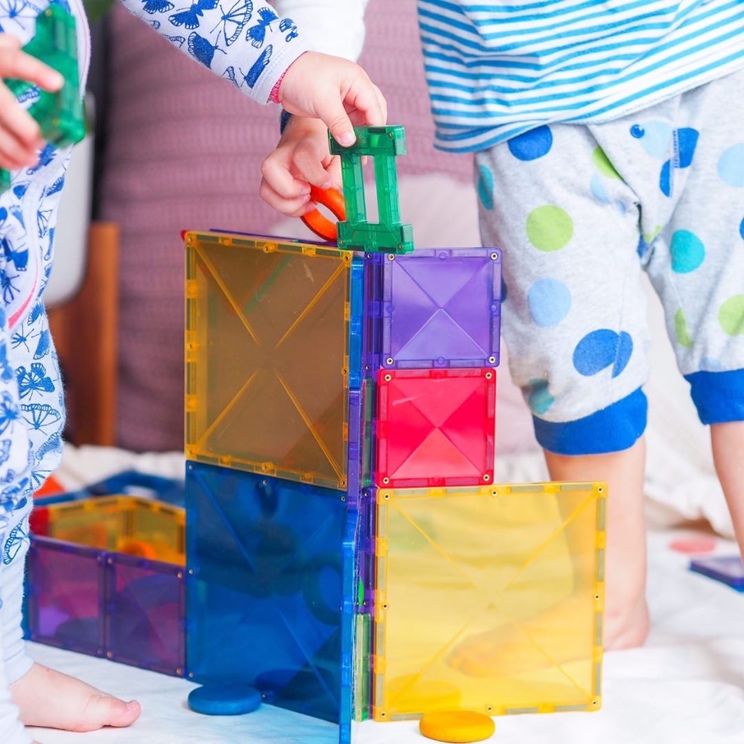 Rainbow Connetix Tiles - 102 Piece Creative Pack