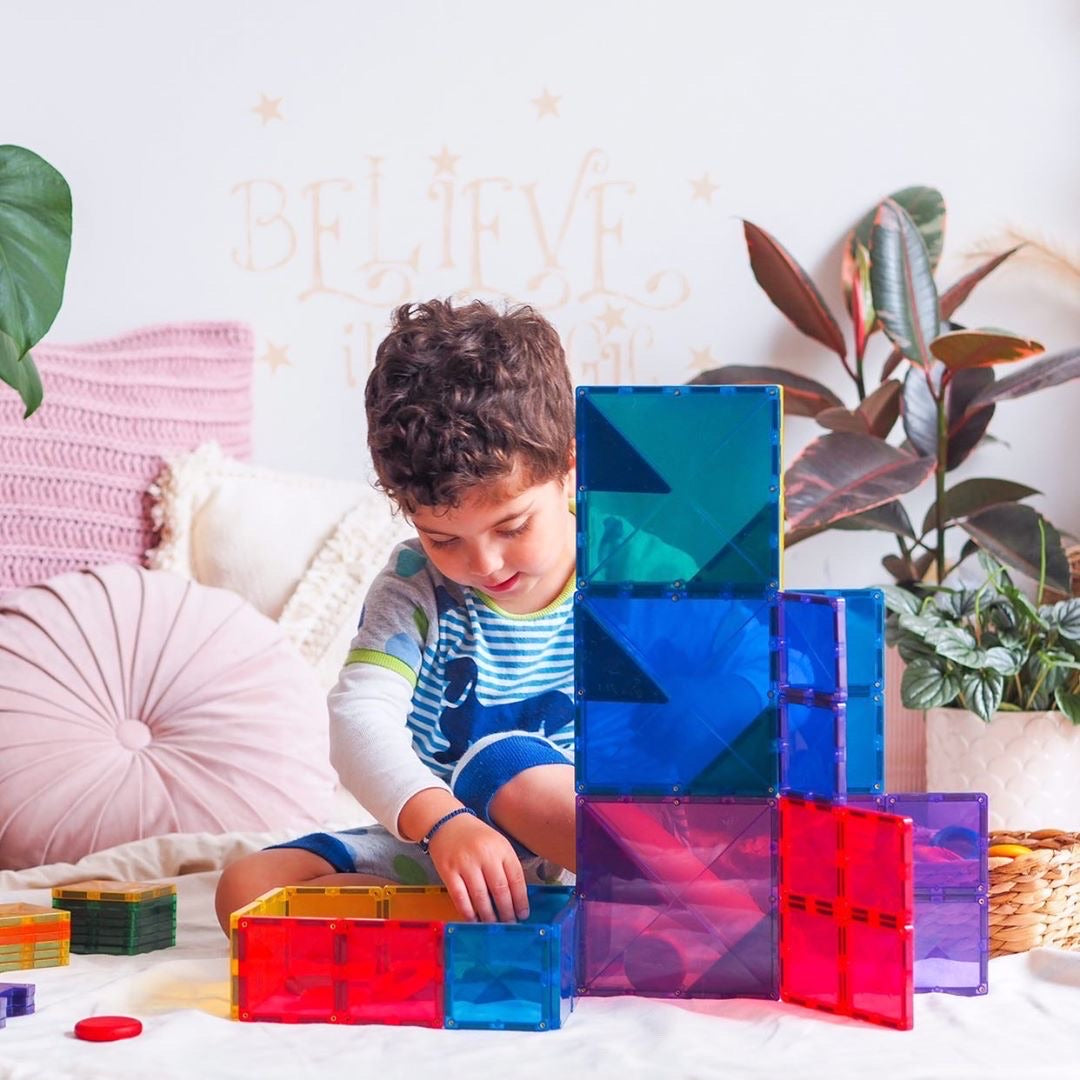 Rainbow Connetix Tiles - 102 Piece Creative Pack