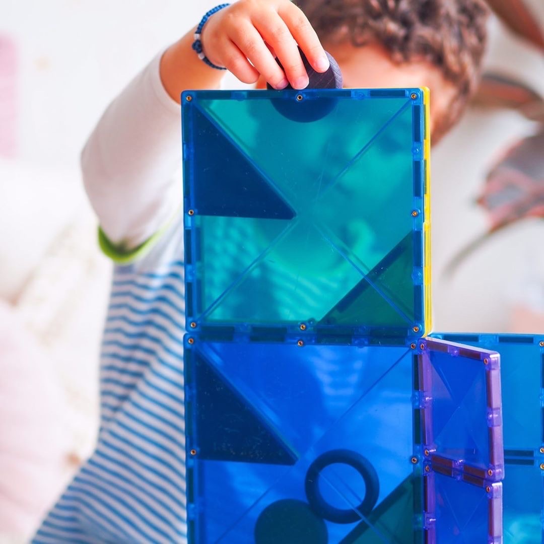 Rainbow Connetix Tiles - 102 Piece Creative Pack