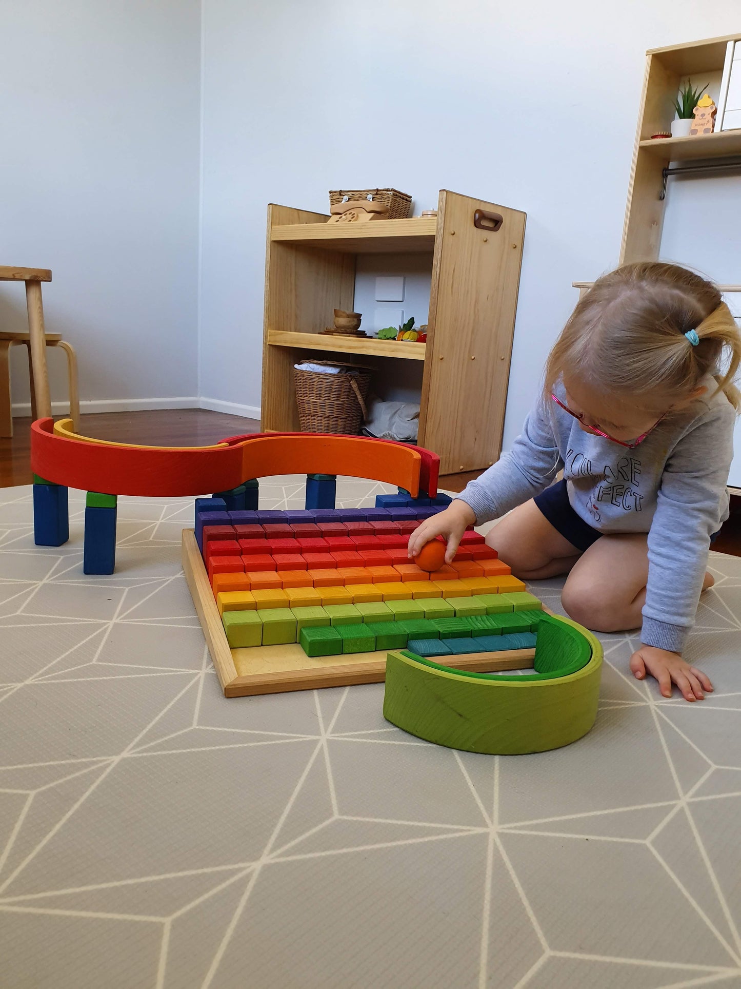 Grimm's Large Stepped Counting Blocks