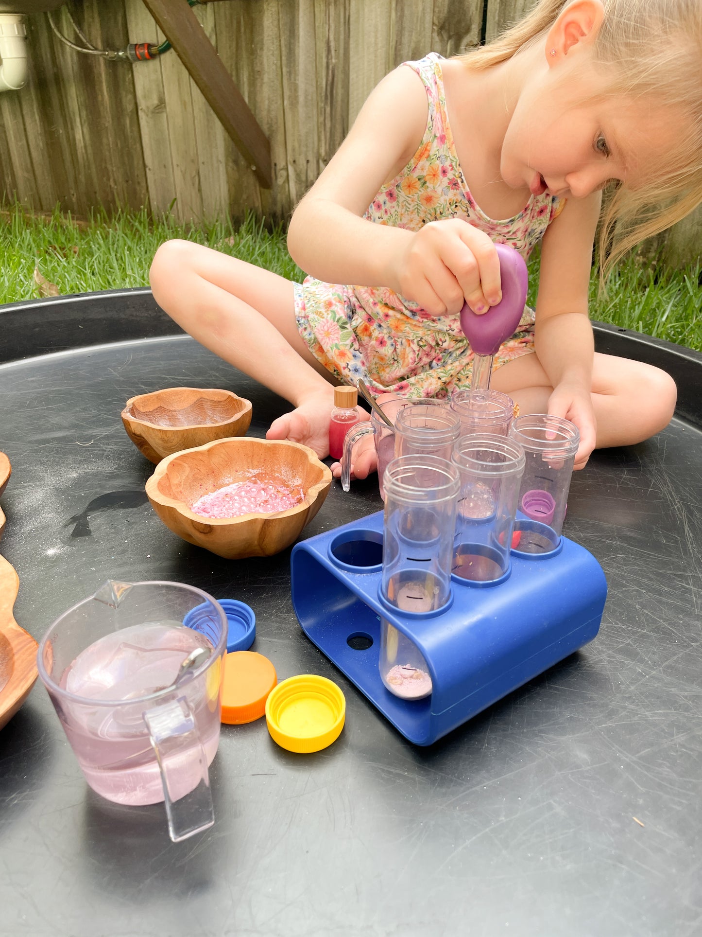 Papoose Wooden Daisy Bowls - Set of 2