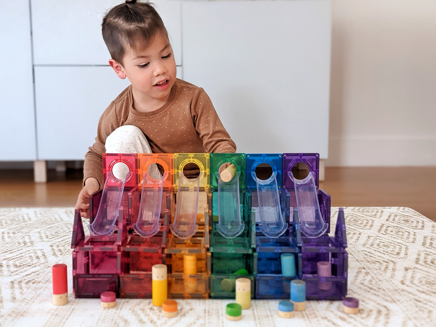 Pastel Connetix Tiles - 202 Piece Mega Pack
