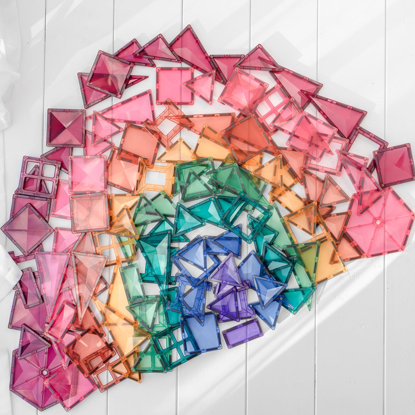 Pastel Connetix Tiles - 202 Piece Mega Pack