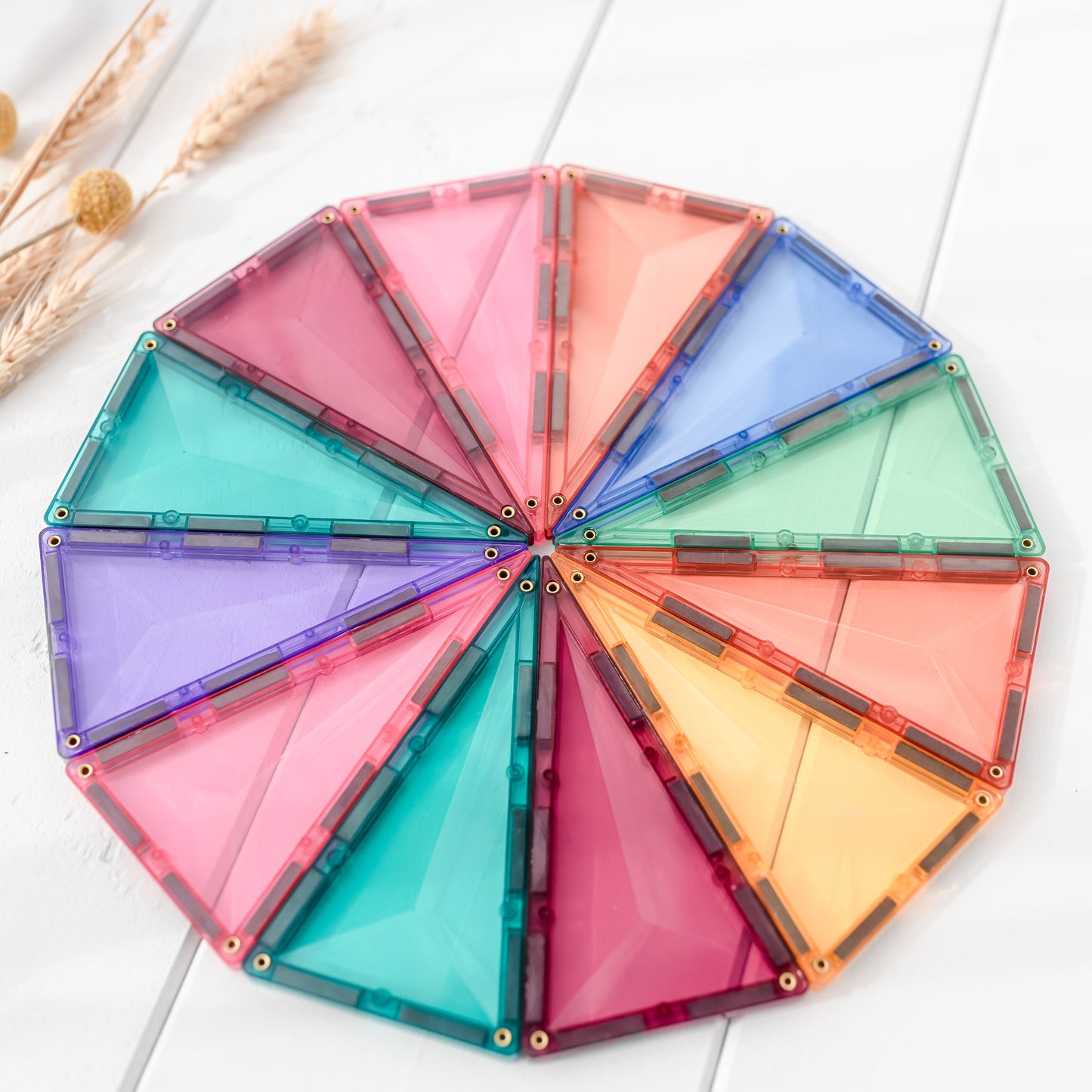 Pastel Connetix Tiles - 120 Piece Creative Pack