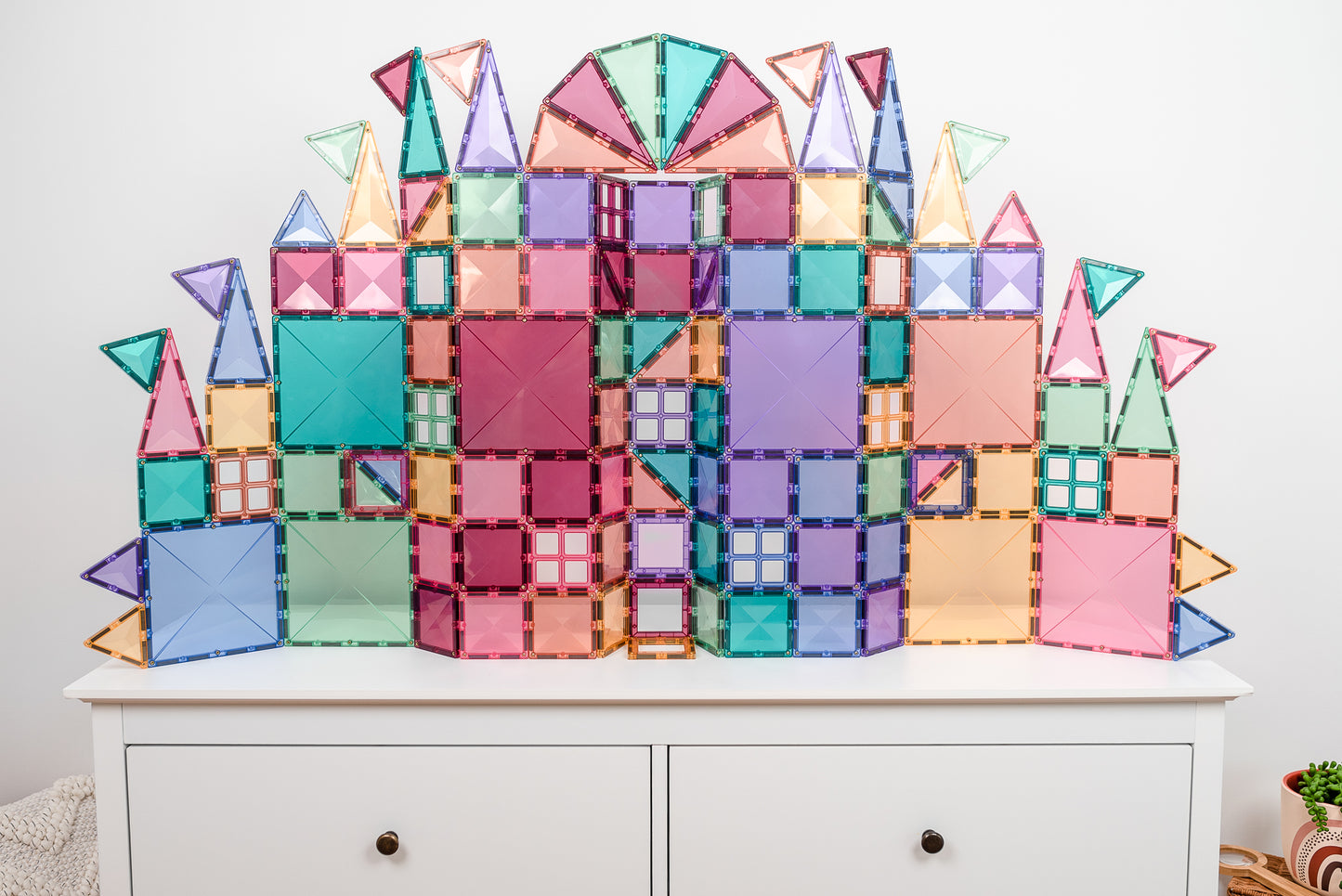 Pastel Connetix Tiles - 120 Piece Creative Pack