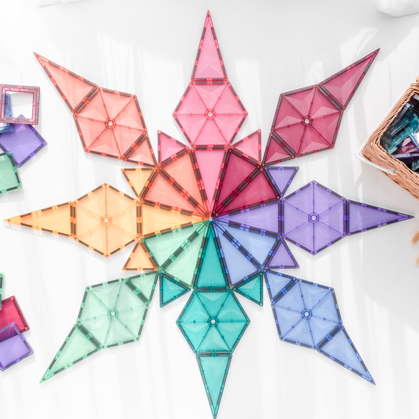 Pastel Connetix Tiles - 202 Piece Mega Pack