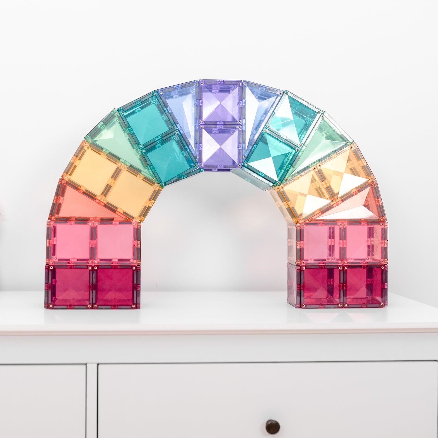 Pastel Connetix Tiles - 202 Piece Mega Pack