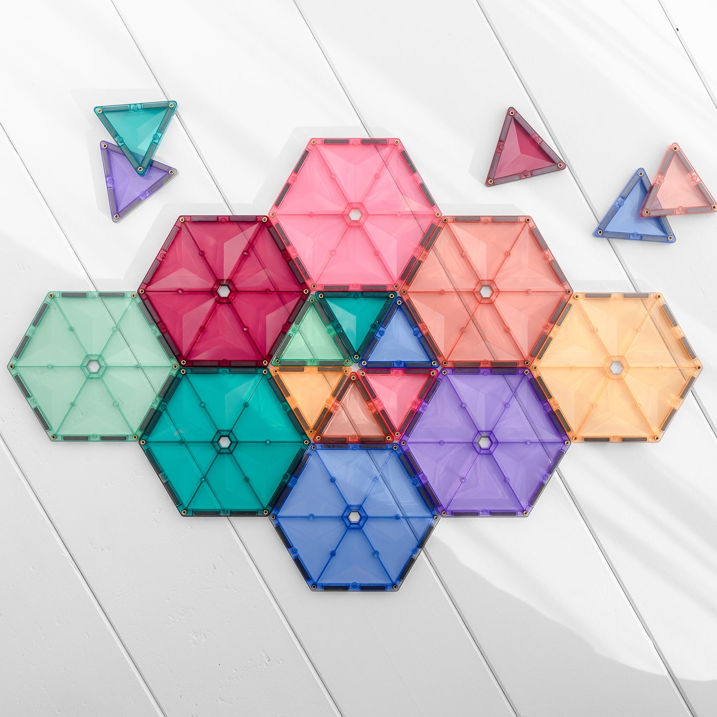 Pastel Connetix Tiles - 202 Piece Mega Pack