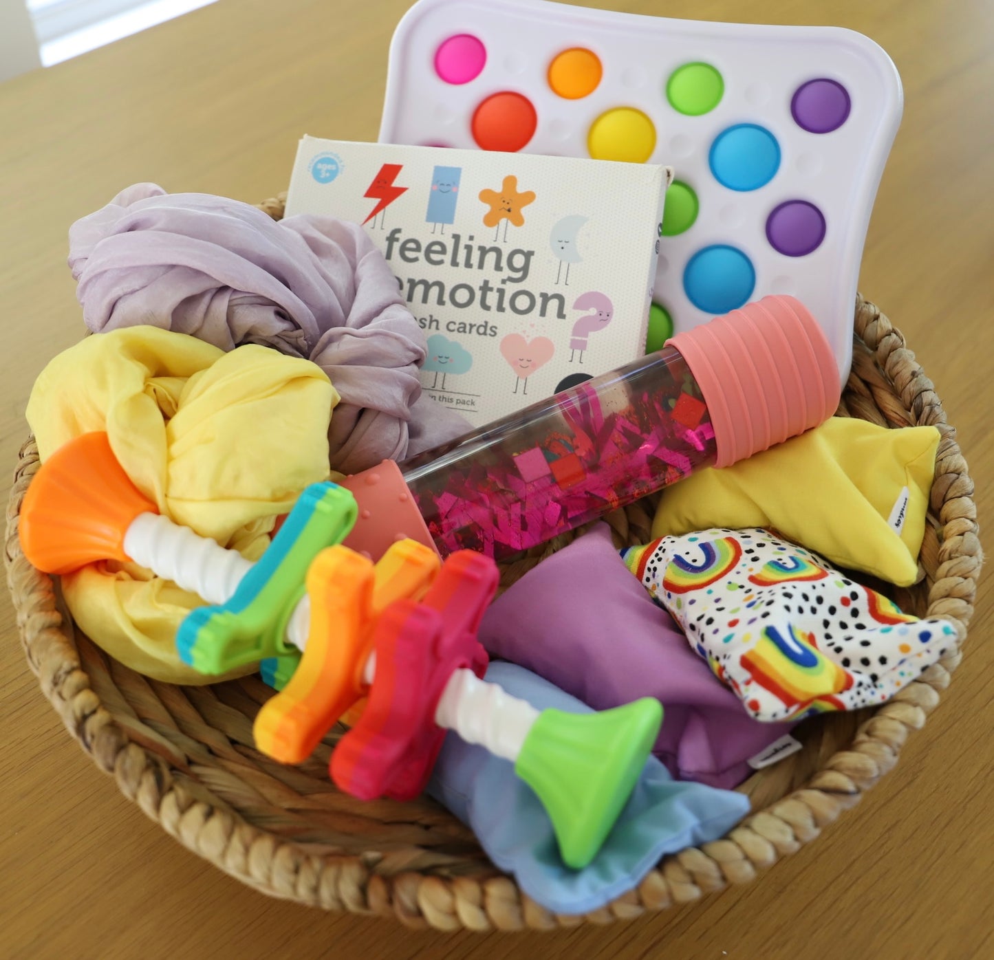 Creating a Calm Down Basket or Space