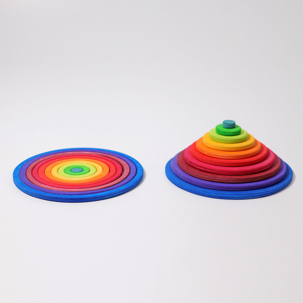 Grimm's Rainbow Concentric Circles and Rings