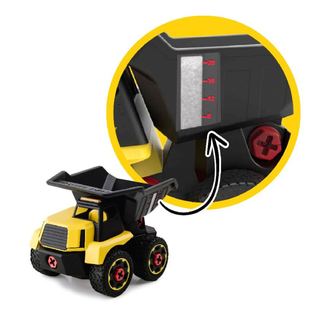 Stanley Take Apart Dump Truck Kit 24pcs Little Toy Tribe