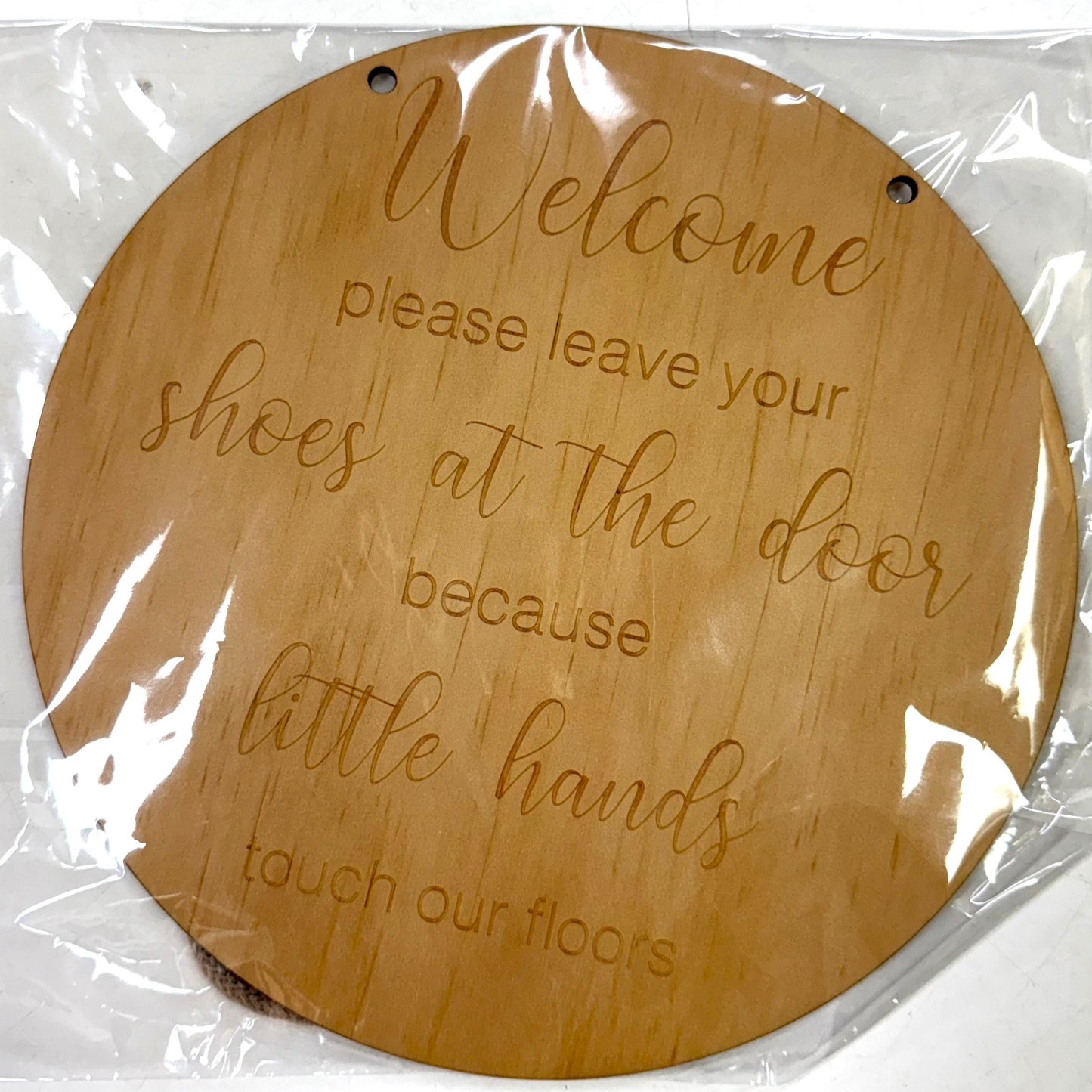 
                  
                    Little Hands Touch Our Floors Sign
                  
                