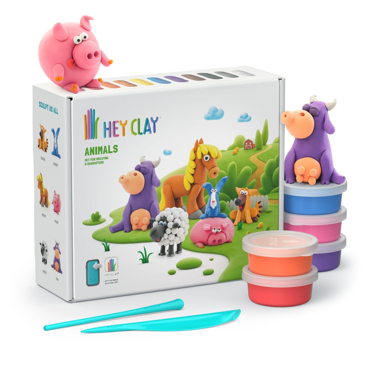 
                  
                    Hey Clay Animals Set
                  
                