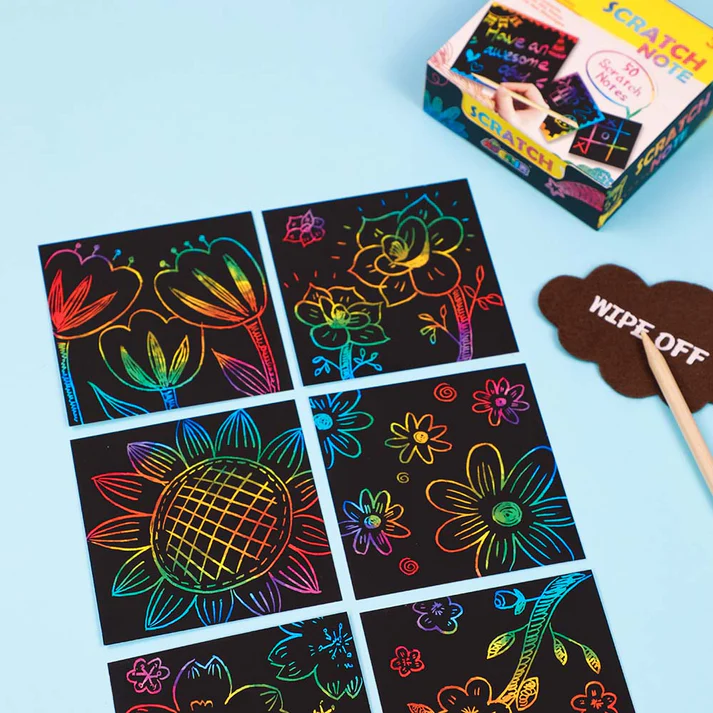 Scratch Note Patterns Scratch Notes – Little Toy Tribe