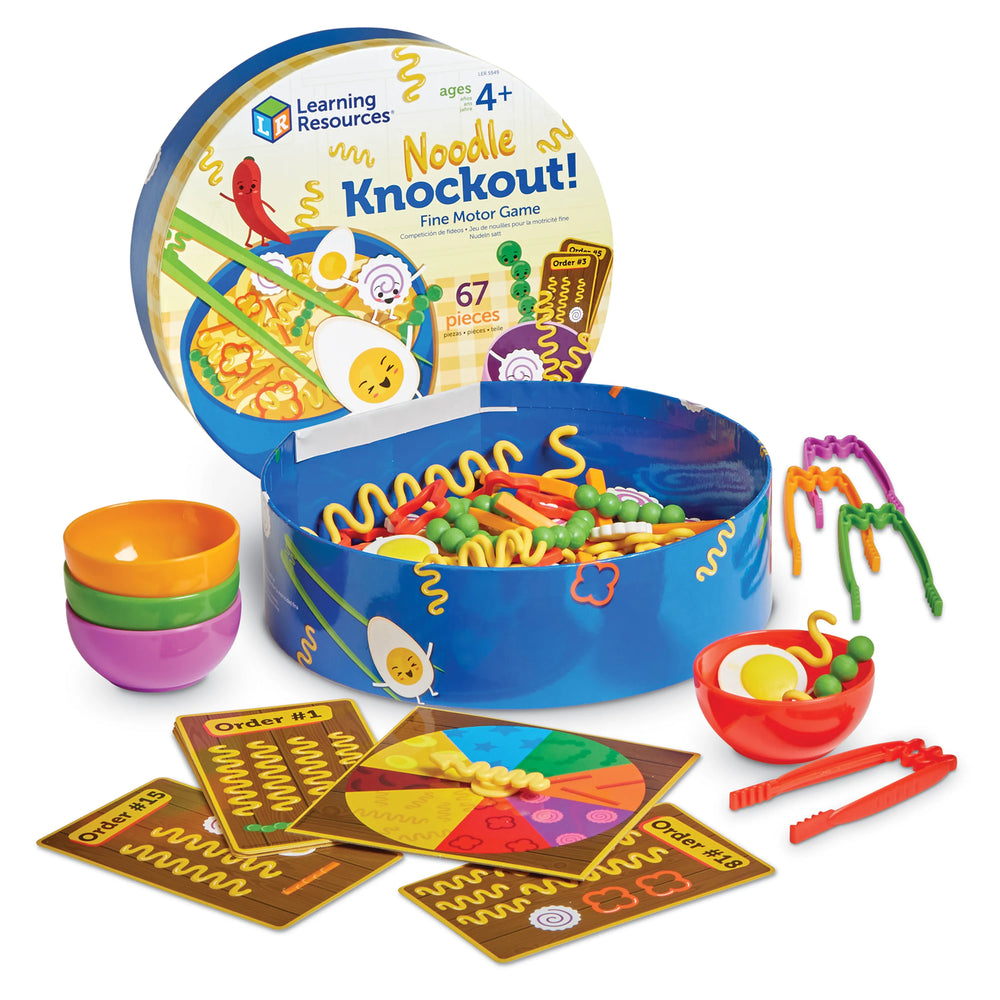 Noodle Knockout Fine Motor Game