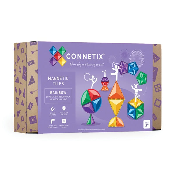 
                  
                    Rainbow Connetix Tiles - 36 Piece Shape Expansion Pack
                  
                