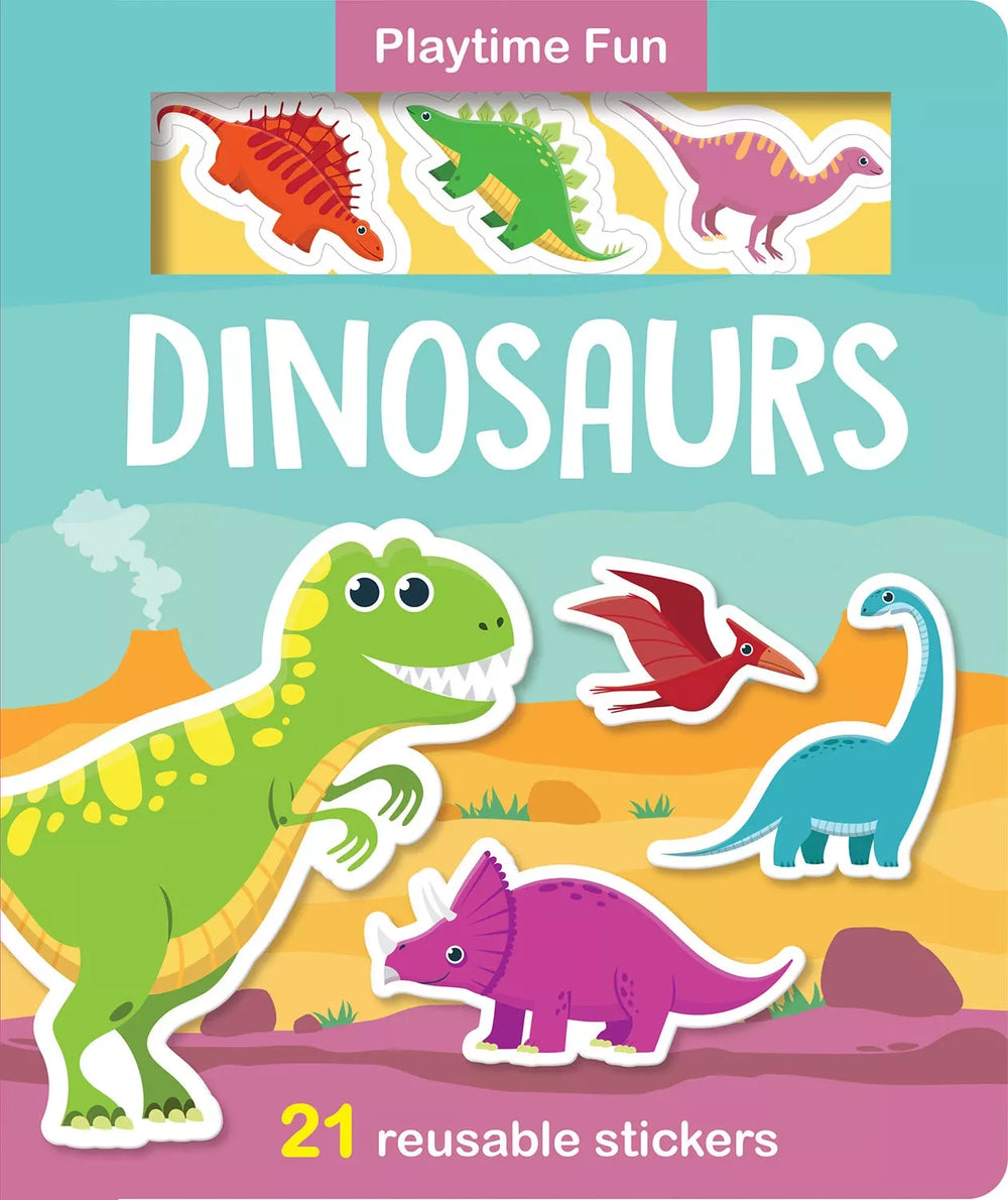 Playtime Fun Dinosaurs: Reusable Sticker Book