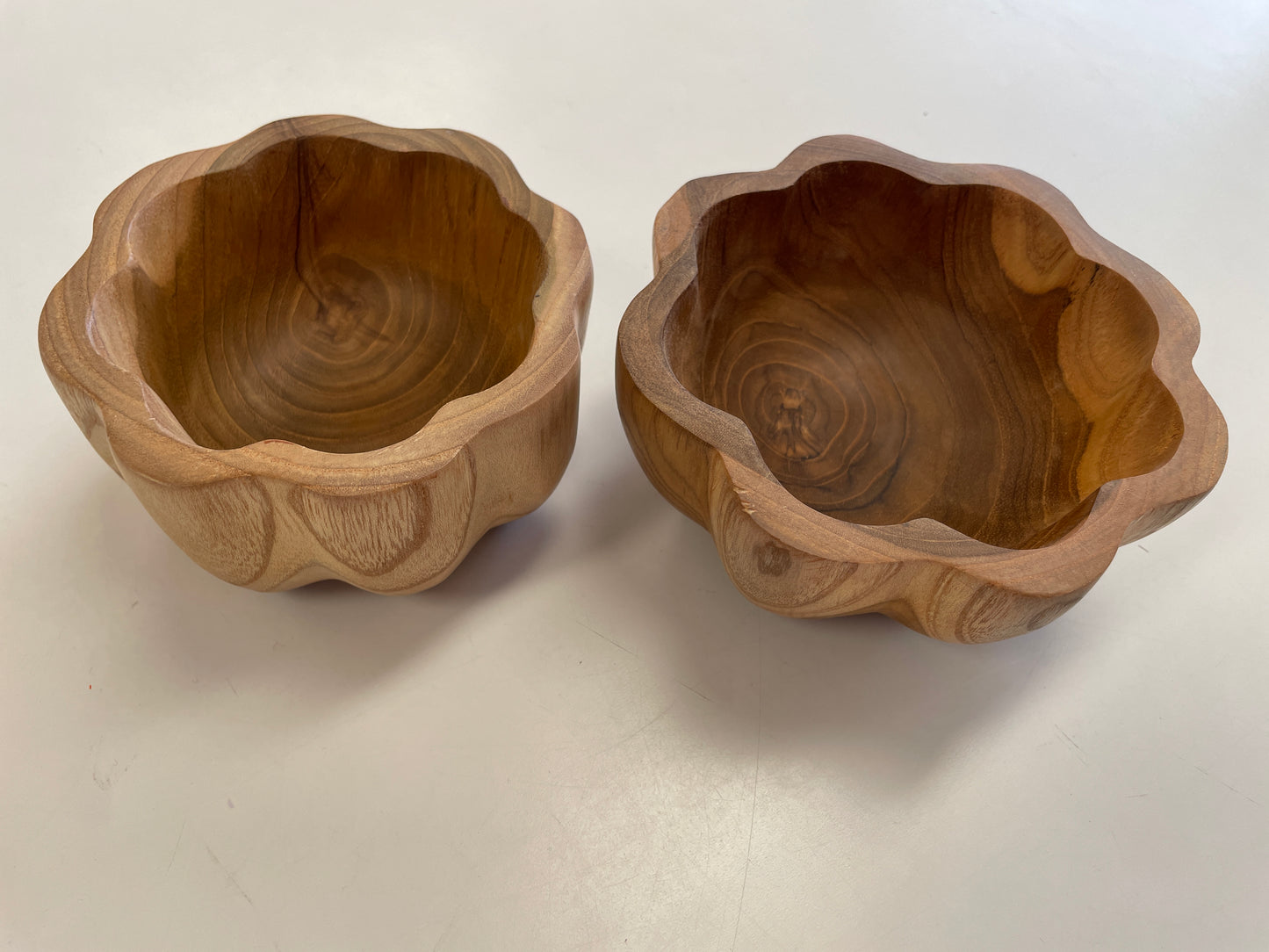 
                  
                    Papoose Wooden Daisy Bowls - Set of 2
                  
                
