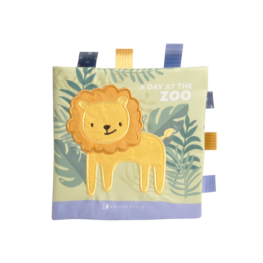 Textured Baby Book - A Day At The Zoo