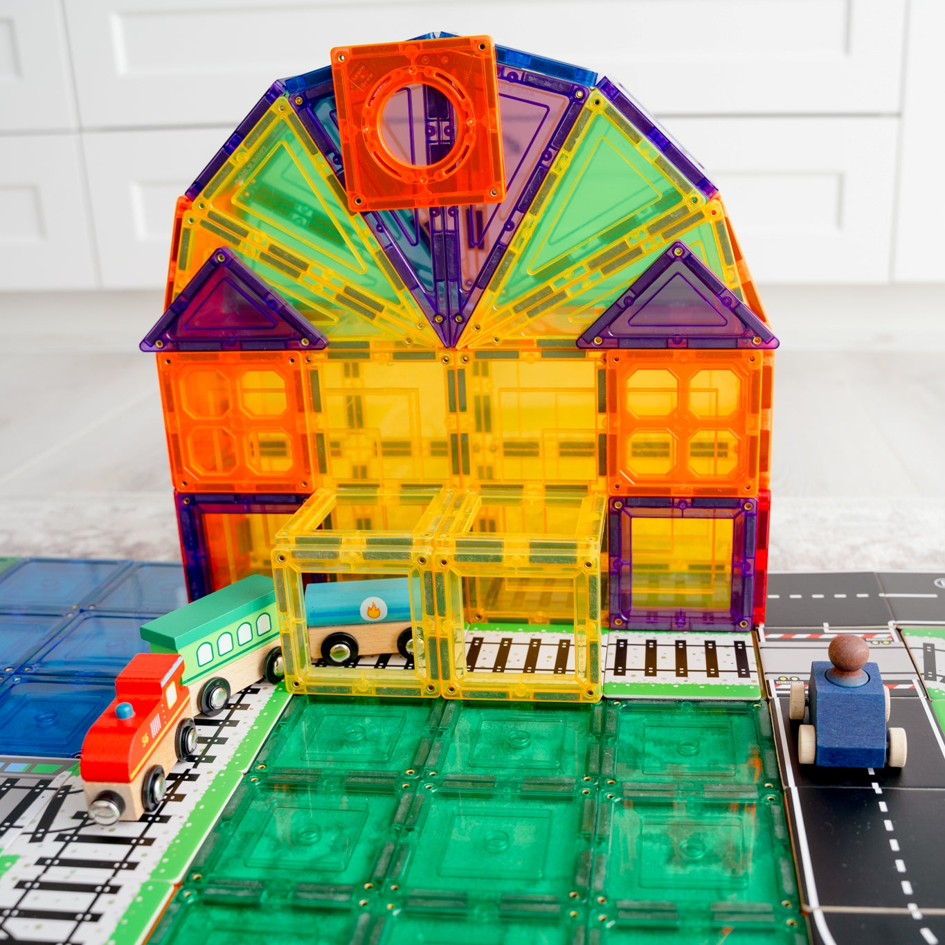 Tile Topper Magnetic Tile Topper - Train Pack – Little Toy Tribe