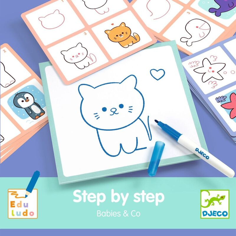 Learning Baby Step Learn to Draw Step By Step - Babies & Co – Little Toy Tribe