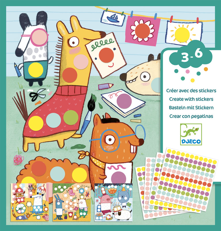 
                  
                    Create with Stickers - Coloured Dots Sticker Set
                  
                