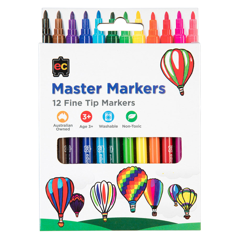 
                  
                    Master Markers - 12 Fine Tip Markers
                  
                