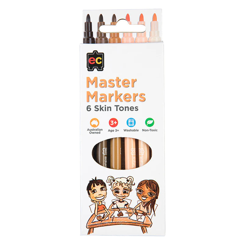 Master Markers - 6 Skin Tones