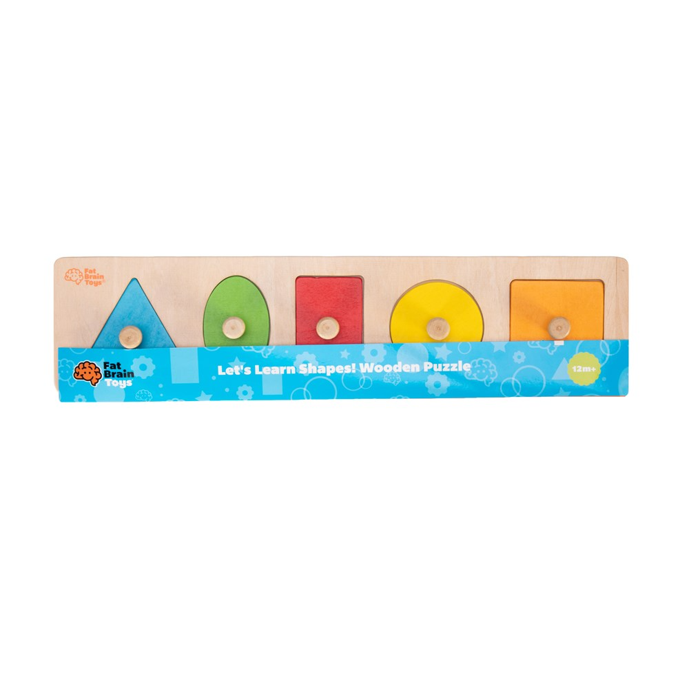 Let's Learn Shapes Wooden Puzzle