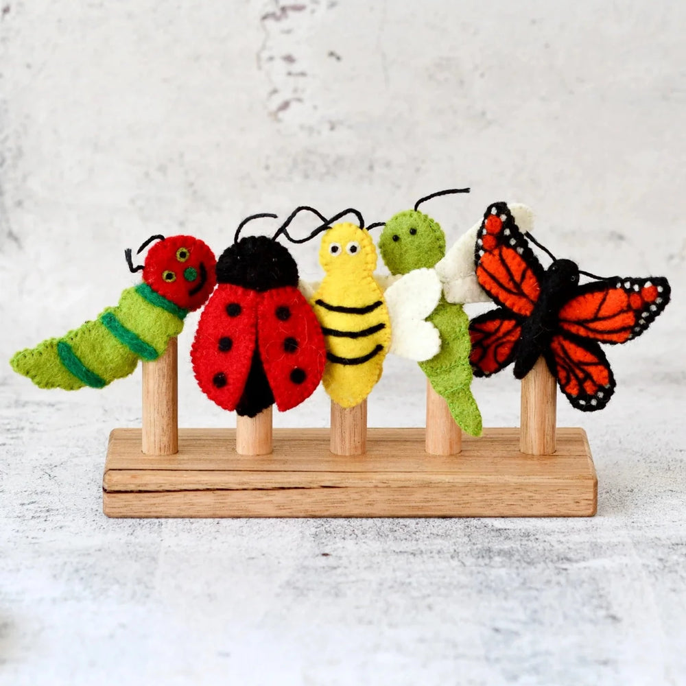 Finger Puppet Set - Insects and Bugs
