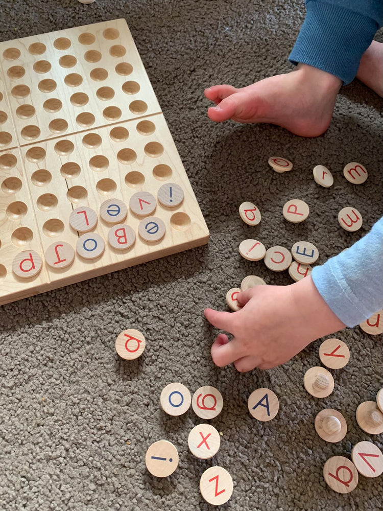 
                  
                    Montessori Alphabet Coins with Pegs
                  
                