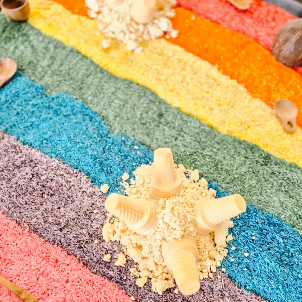 Coloured Rice Sensory Base - 1kg