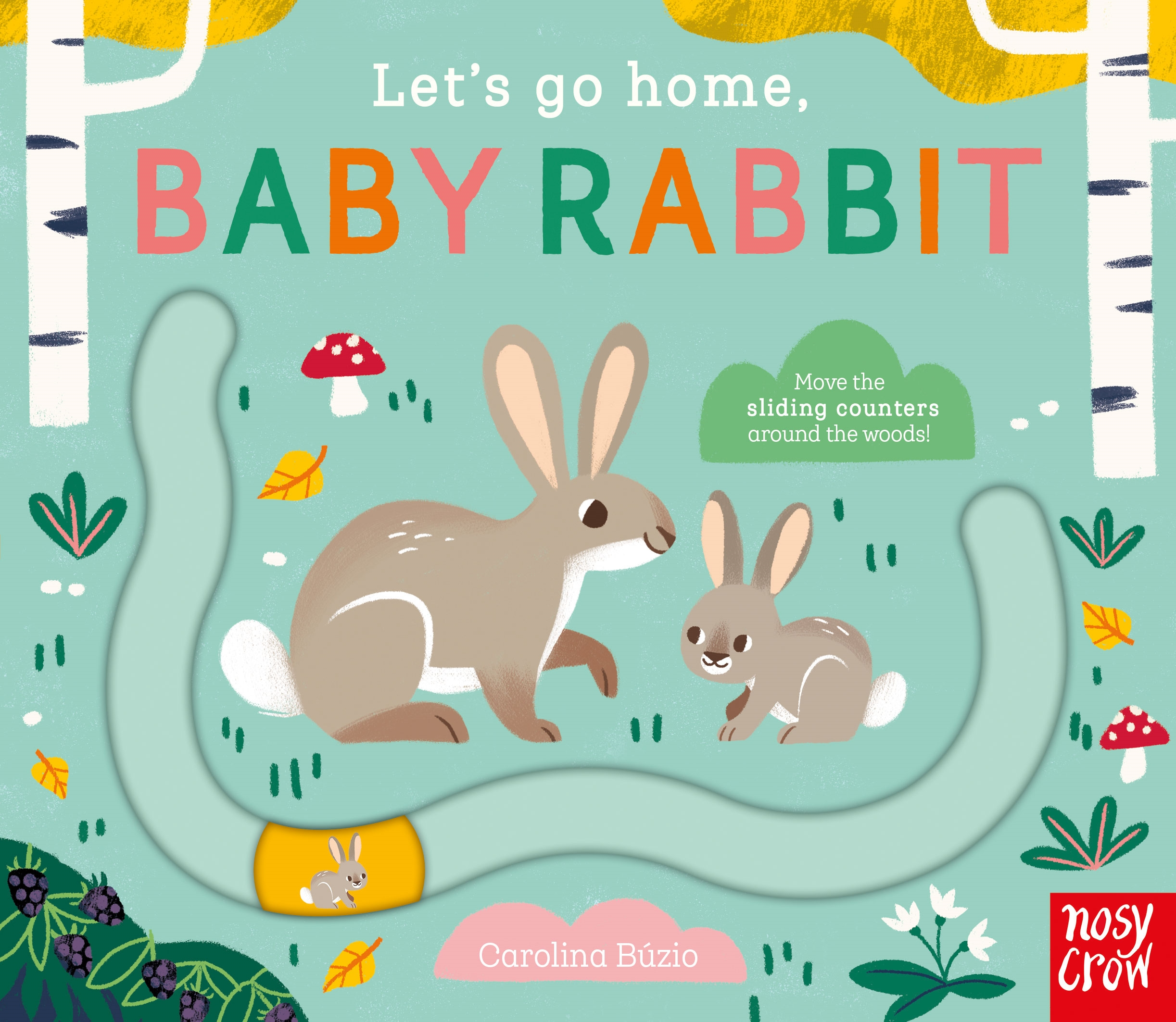 Let's Go Home, Baby Rabbit | Sliding Counter Book | Little Toy Tribe