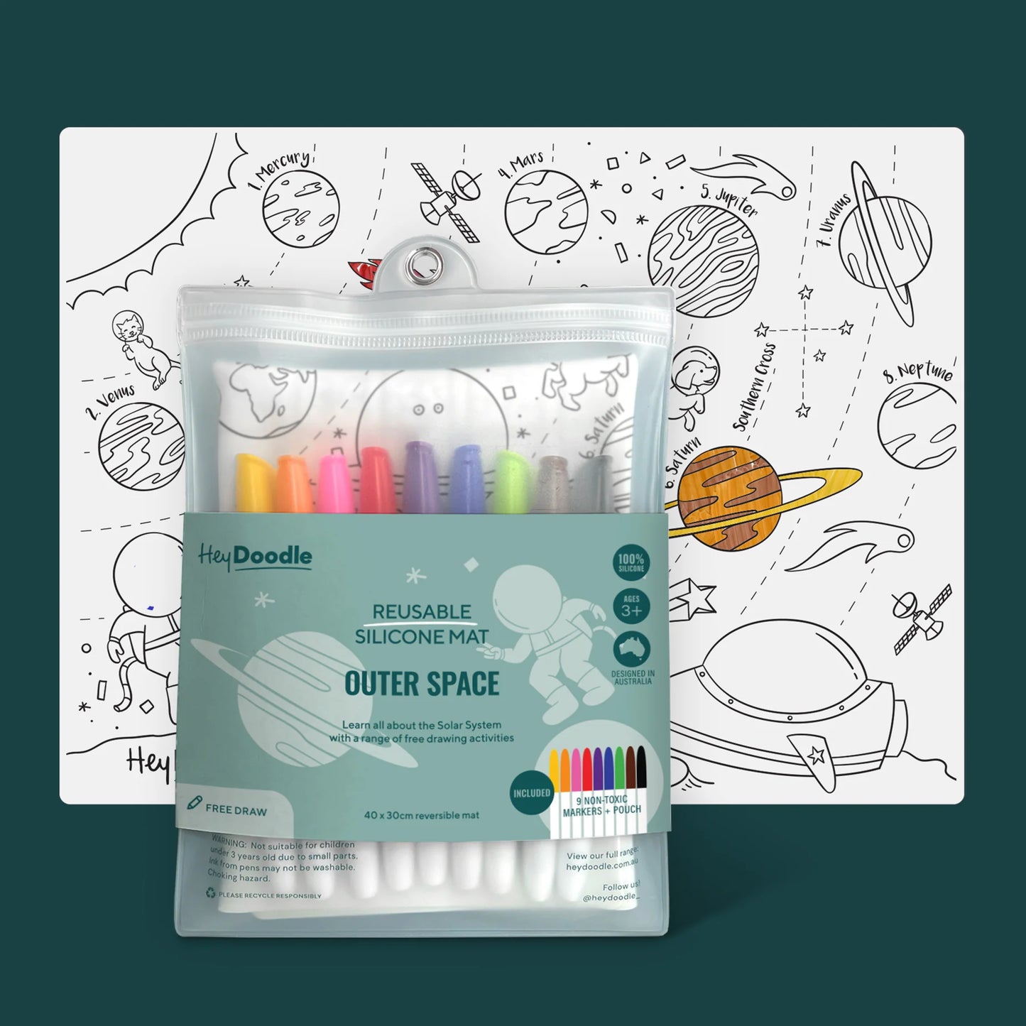 
                  
                    Reusable Marker Placemat - Outer Space
                  
                