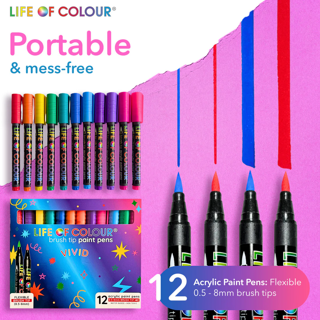 
                  
                    Acrylic Paint Pens - Brush Tip
                  
                