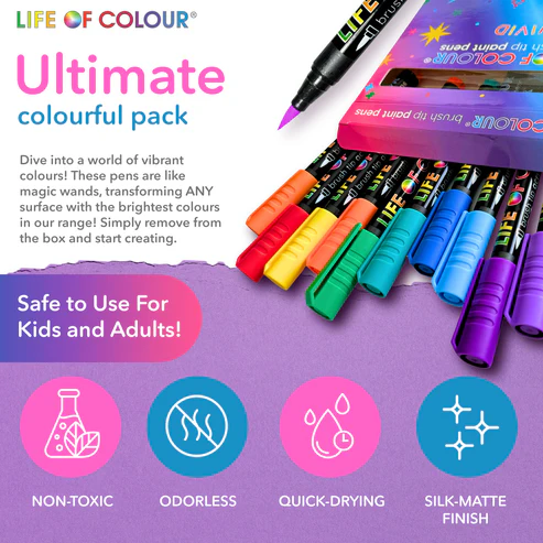 
                  
                    Acrylic Paint Pens - Brush Tip
                  
                