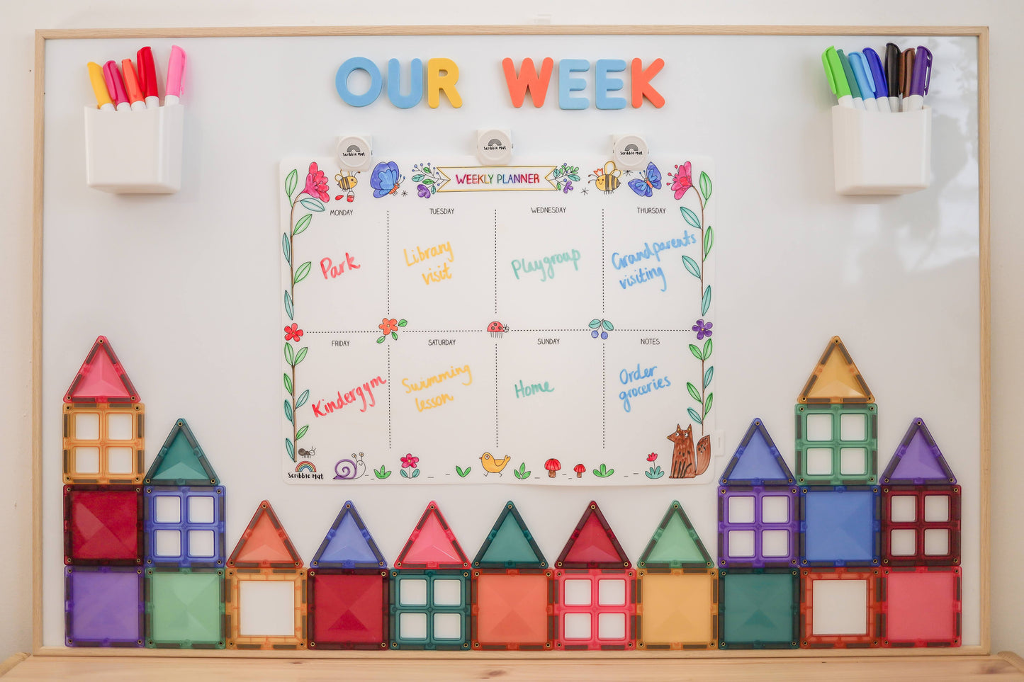 Reusable Mat - Weekly Planner – Little Toy Tribe