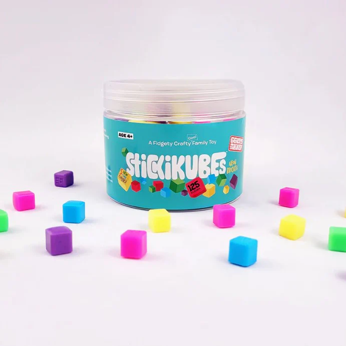 Sticky Ricky Cube StickiKubes Stacking Cubes | Sticky Building Toy | Little Toy Tribe