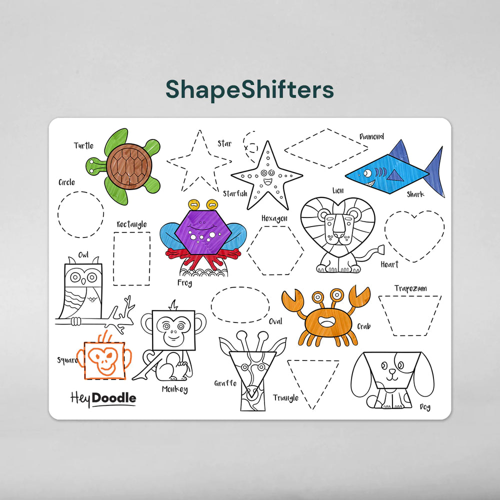 
                  
                    Reusable Marker Placemat - Shape Shifters
                  
                