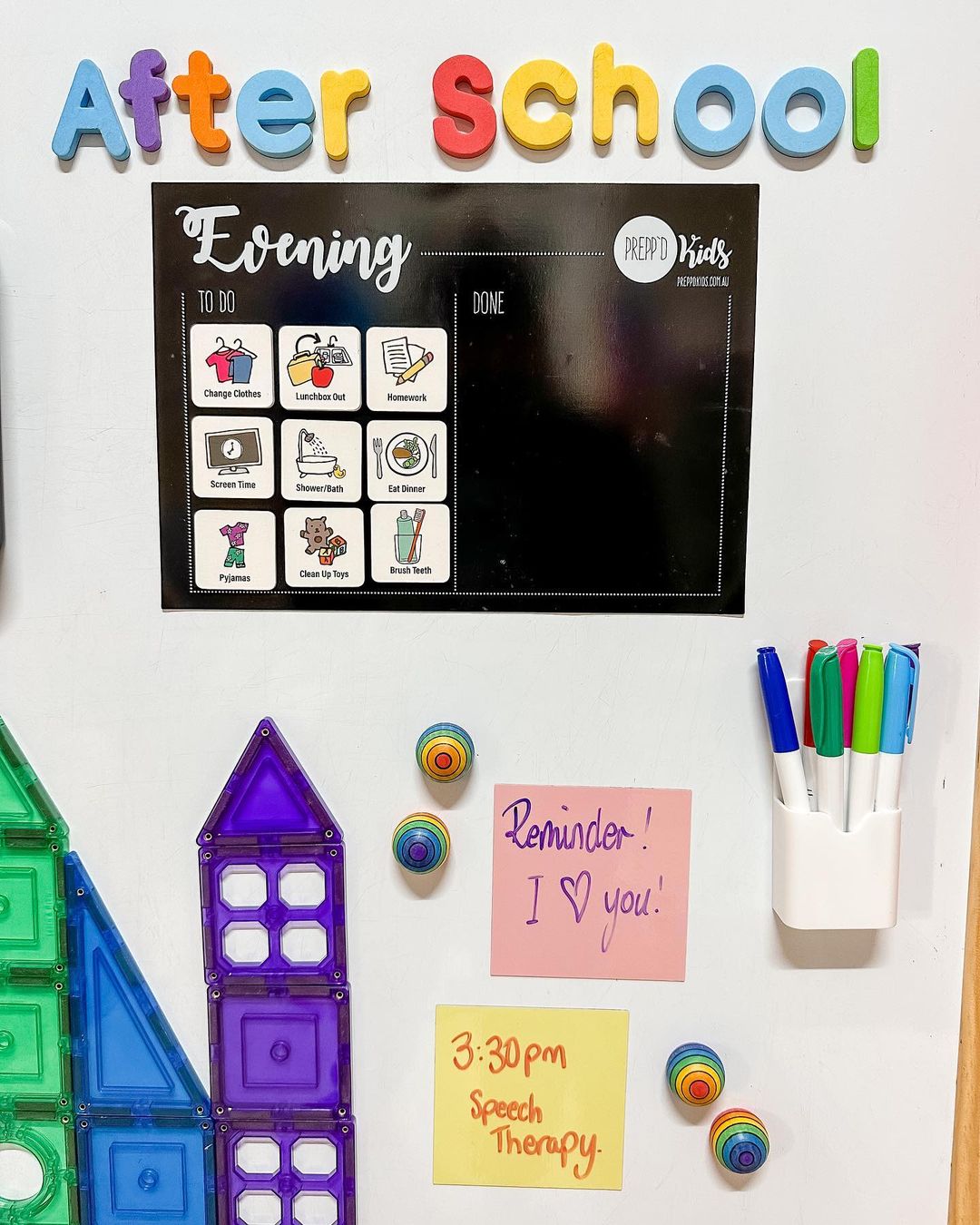 Morning & Evening Routine Chart – Little Toy Tribe