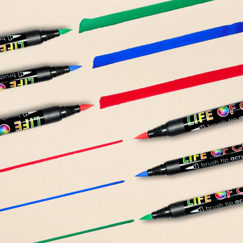 
                  
                    Acrylic Paint Pens - Brush Tip
                  
                