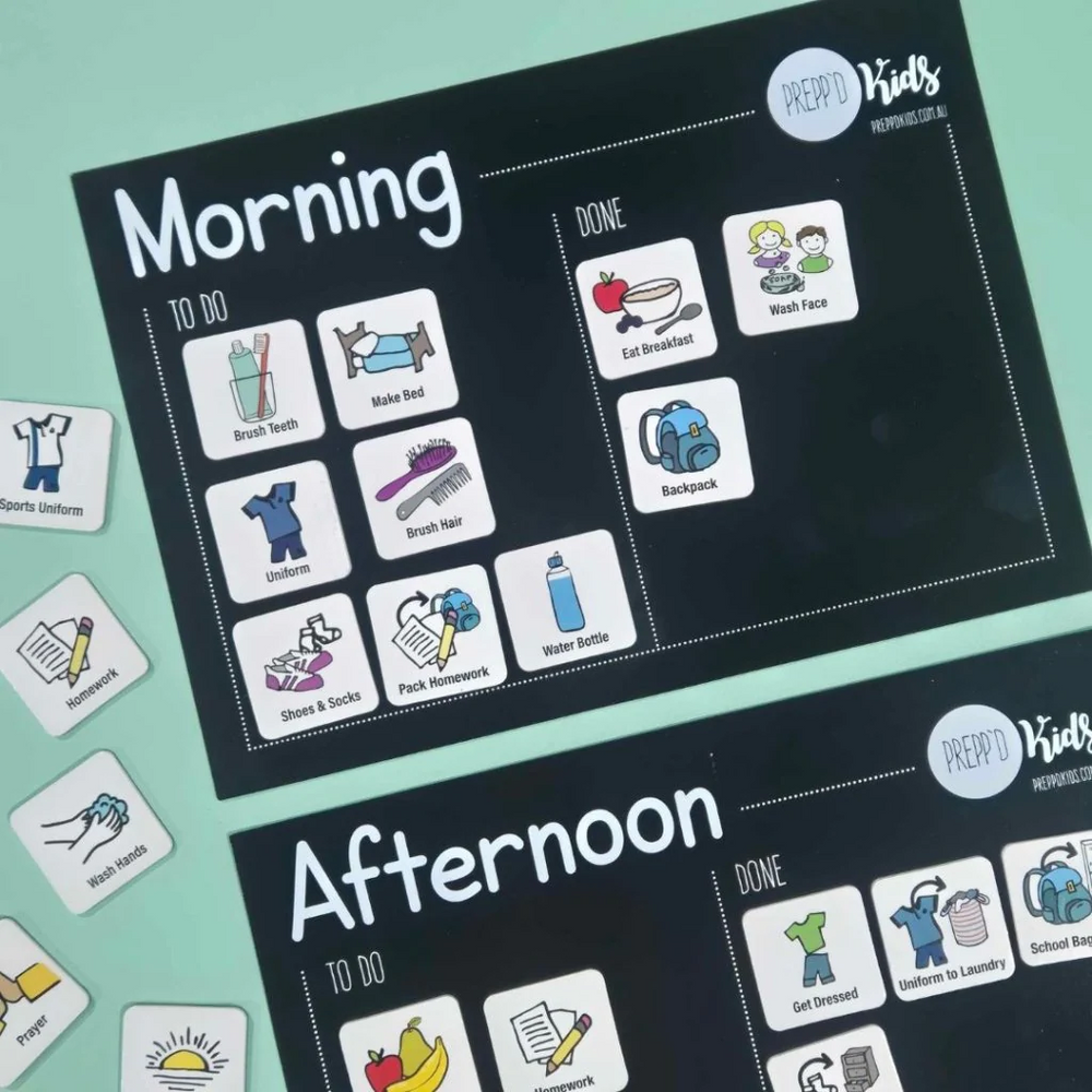 Before & After School Routine Chart