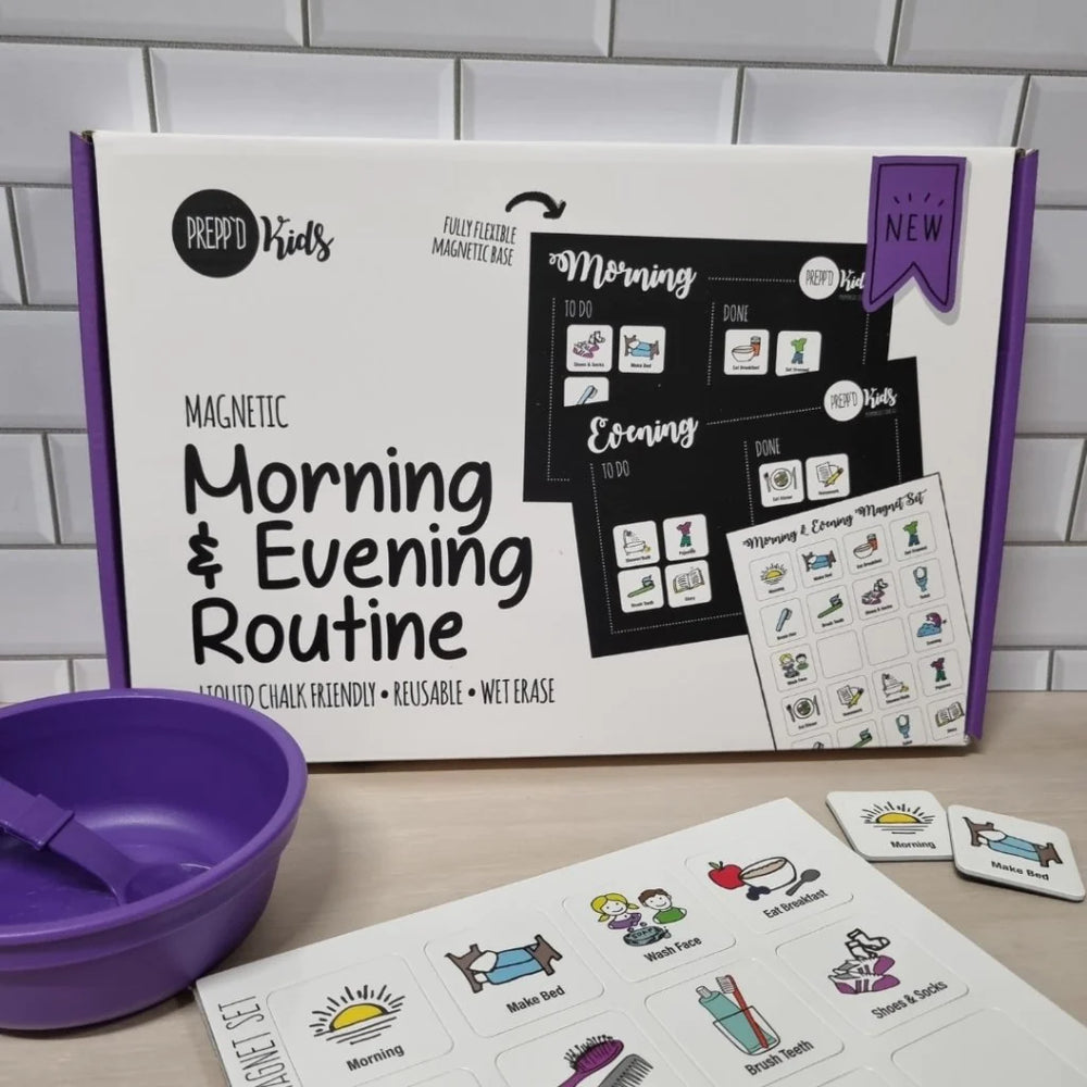 Morning & Evening Routine Chart (A4) – Little Toy Tribe