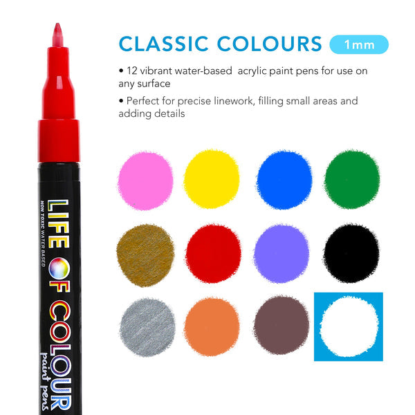 
                  
                    Paint Pens Fine Tip - Classic
                  
                