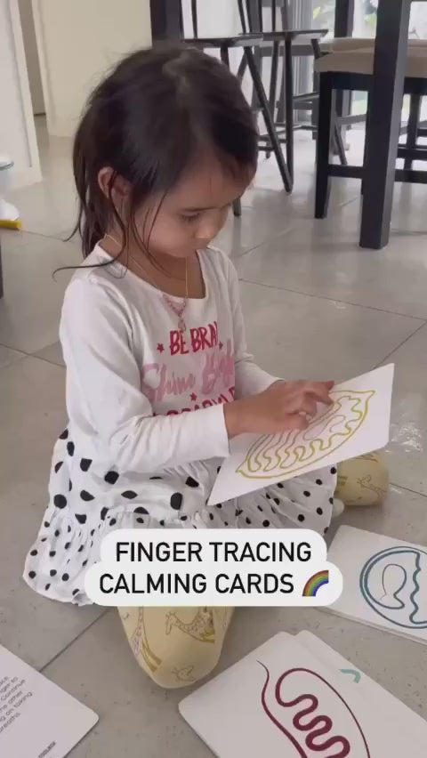 
                  
                    Load and play video in Gallery viewer, Finger Tracing Calming Cards
                  
                