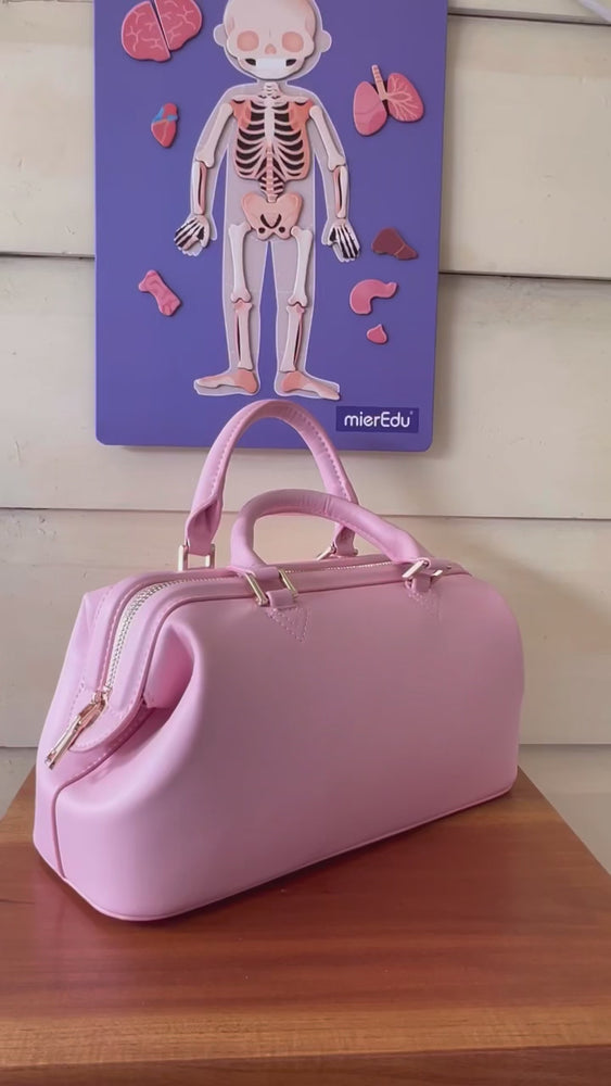 
                  
                    Load and play video in Gallery viewer, Limited Edition Pink Montessori Medic Doctor&amp;#39;s Bag
                  
                