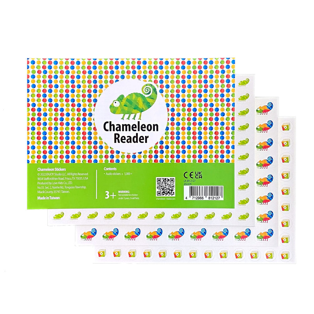 
                  
                    Chameleon Reader Additional Stickers
                  
                