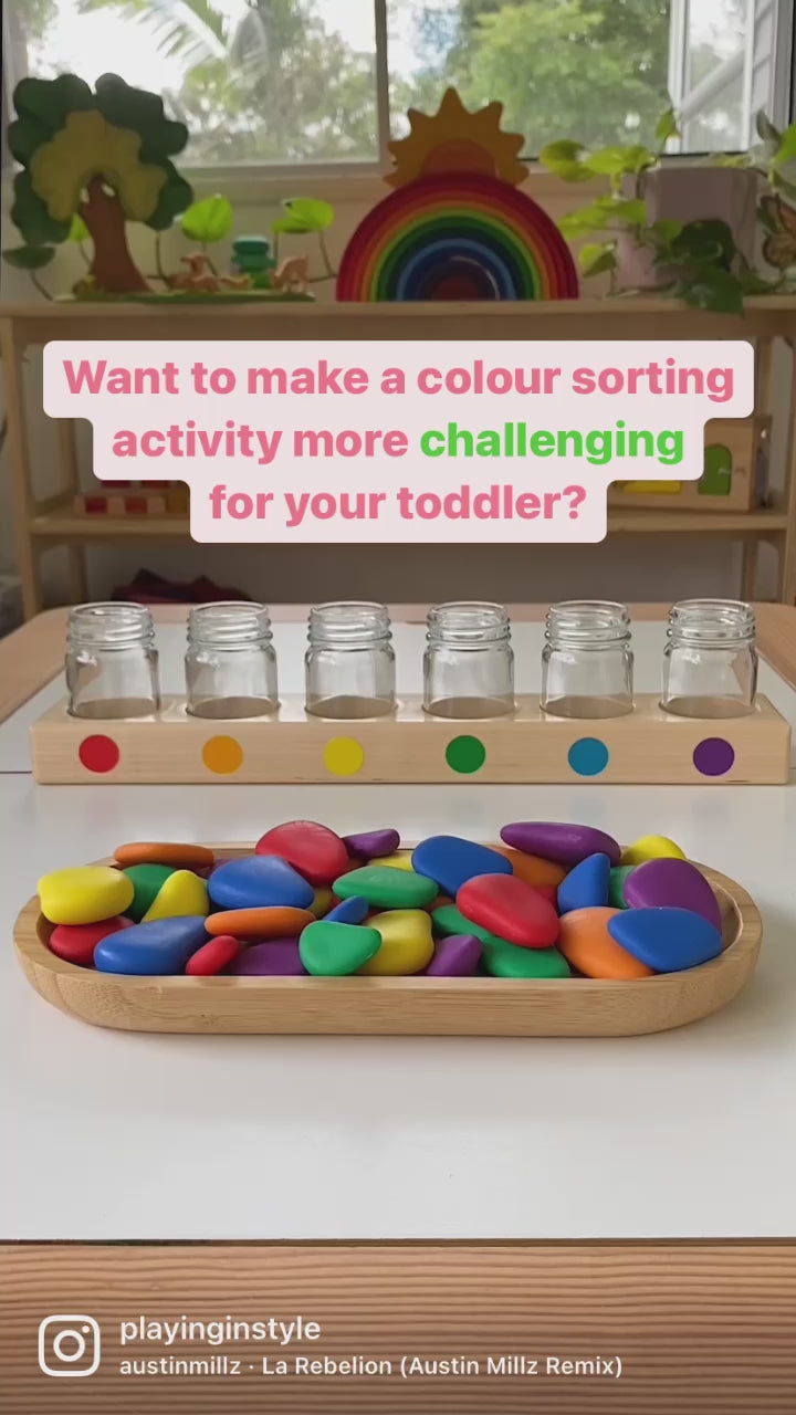 Wooden Glass Jar Holder