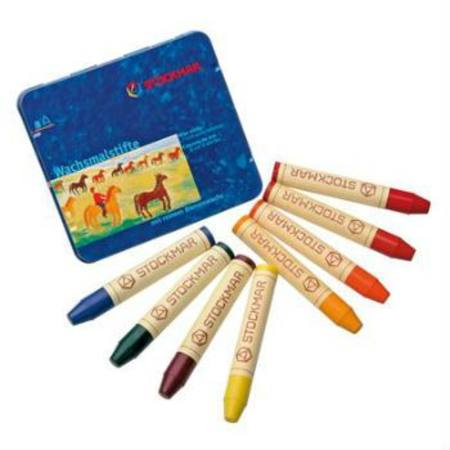 
                  
                    Stockmar Wax Crayons - 8 Sticks in a Tin
                  
                