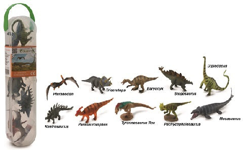 dinosaurs collecta tubes little toy tribe